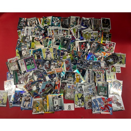 8 - Large selection of NFL trading cards