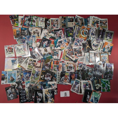 8 - Large selection of NFL trading cards