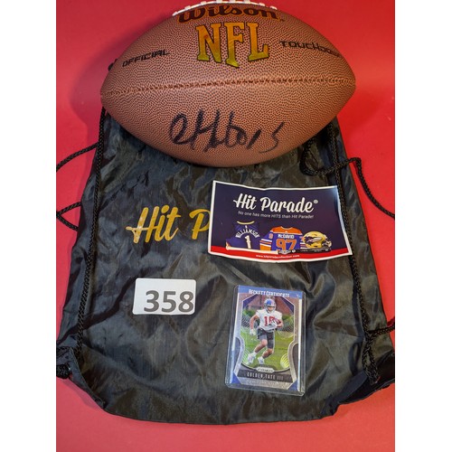 358 - American football signed with COA