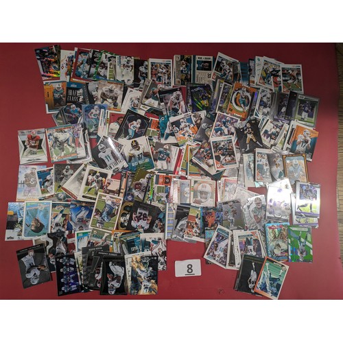 8 - Large selection of NFL trading cards