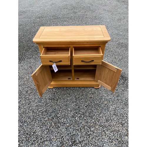 352 - Small oak sideboard - 49cms(H) x 110cms(W) x 60cms(D) approx.