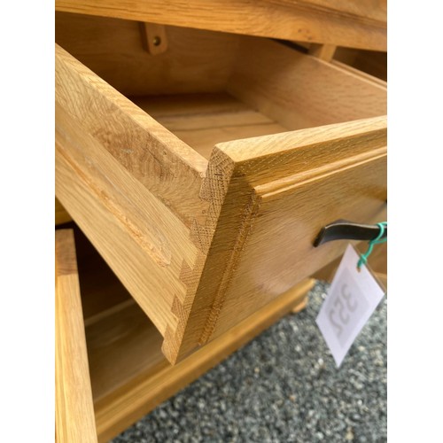 352 - Small oak sideboard - 49cms(H) x 110cms(W) x 60cms(D) approx.