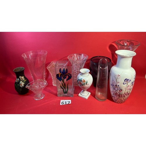 617 - Miscellaneous glass and china