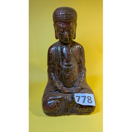 778 - Buddha ceramic ornament - 32cms (H)