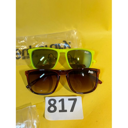 817 - 2 pairs of Super Dry sunglasses