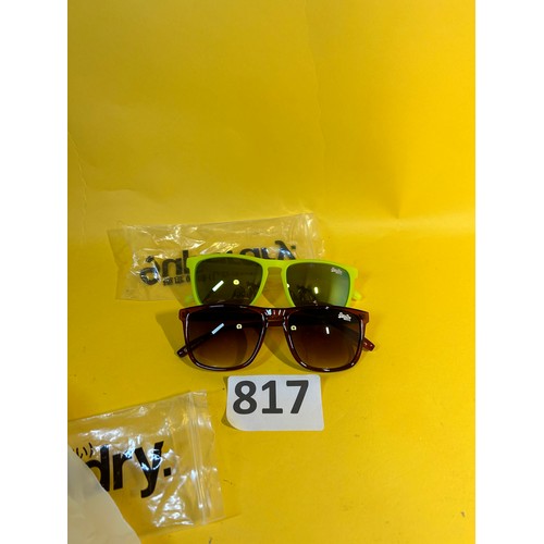 817 - 2 pairs of Super Dry sunglasses