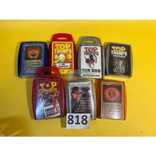 818 - 7 x Top Trumps