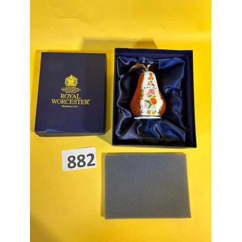 882 - Royal Worcester 'Pear' In box