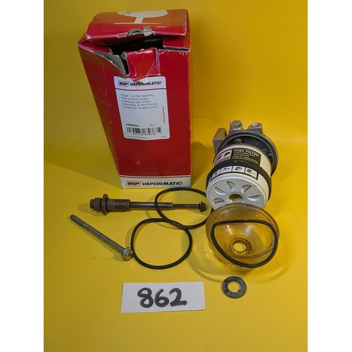 862 - Vapormatic single fuel filter