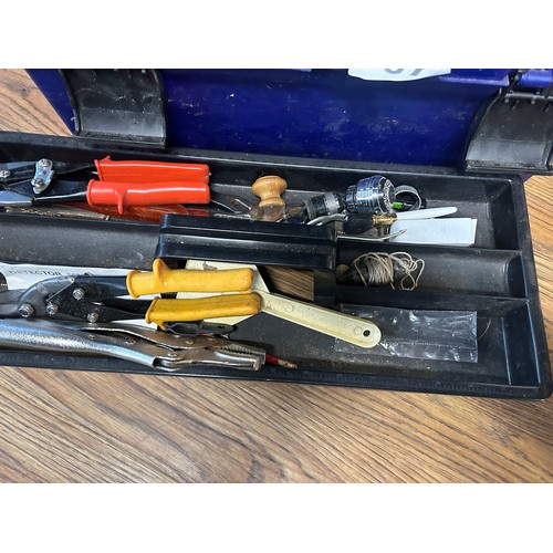 67 - Tool box and contents