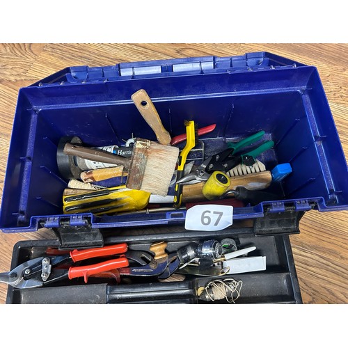 67 - Tool box and contents