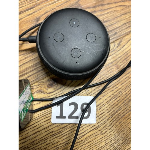 129 - Amazon Echo Dot - PAT but not function tested.