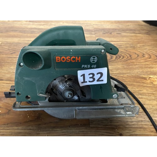 132 - Bosch PKS 46 circular saw - basic functions tested and working