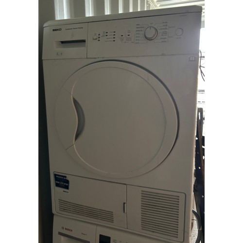 158 - Beko condenser sensor tumble dryer - (PAT but not function tested)