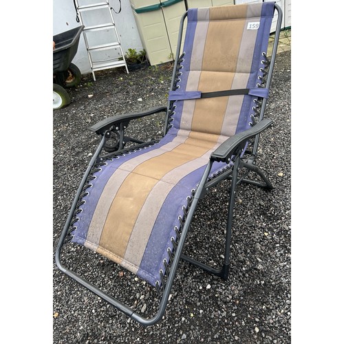 159 - Garden lounger chair