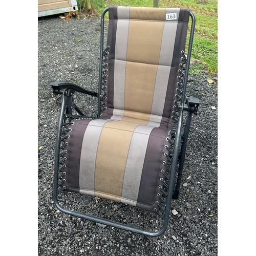 163 - Garden lounger chair