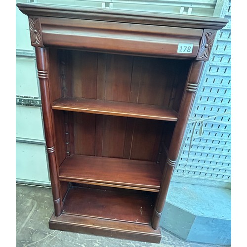 178 - Freestanding bookcase with 