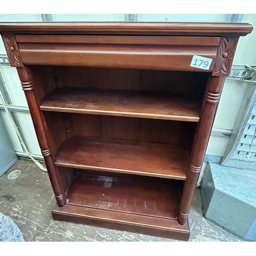 179 - Freestanding bookcase with 