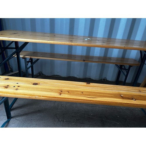 295 - Folding picnic bench