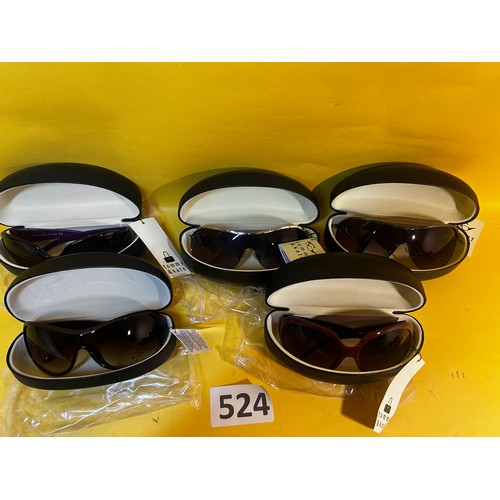 524 - 5 x pairs of sunglasses new with tags (Tommy and Kate)