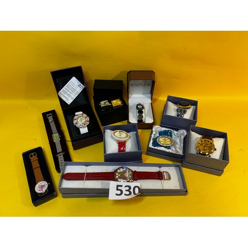 530 - Selection of various watches - boxed