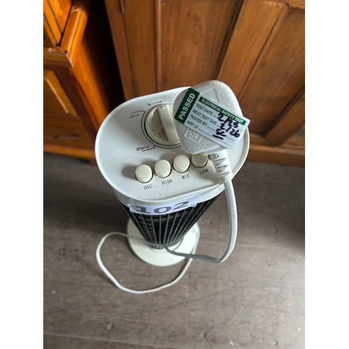 102 - Tower fan with timer - PAT not function tested