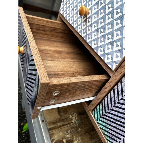 98 - Decorative sideboard unit - 86cms x 80cms x 39cms approx.