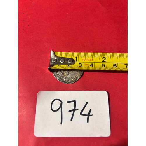 974 - Charles I silver coin (scales not included)
