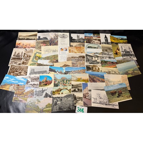 Selection of vintage postcards