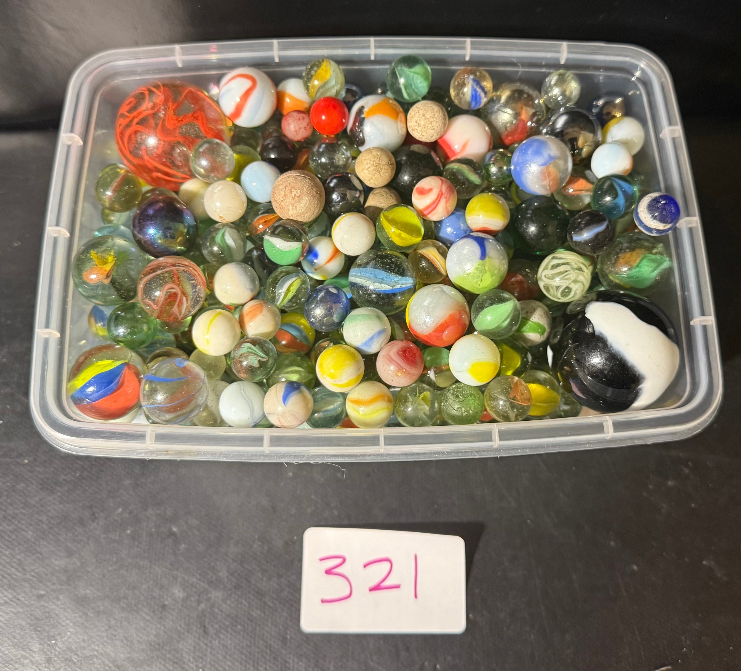 Large Collection of Glass Marbles