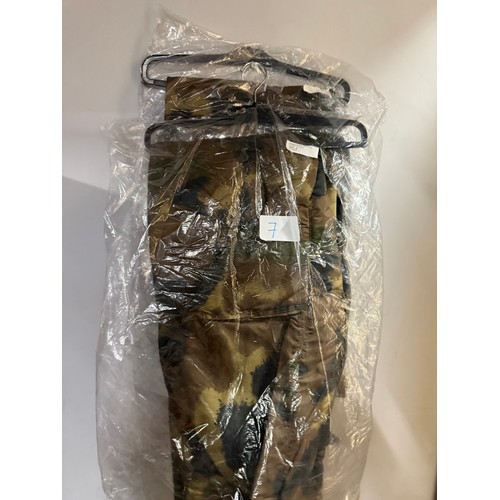 7 - 3 x Camouflage Waterproof Stealth salopettes, all size XL