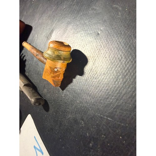 3 - Collection of vintage smoking pipes