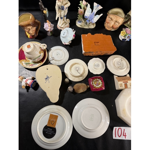 104 - Large mixed lot of decorative ceramics and collectables