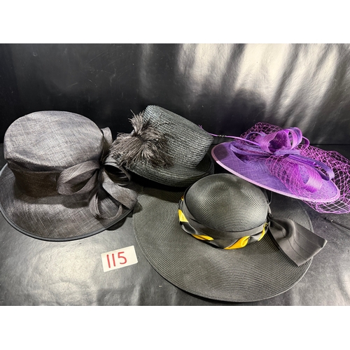 115 - Collection of ladies hats (2 x key images)