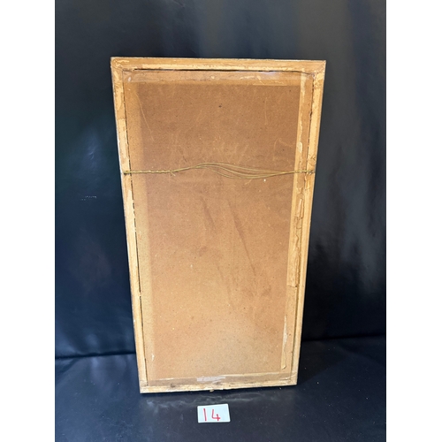 14 - Framed, signed figure study - F J Walter (1959)