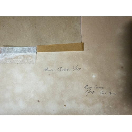 14 - Framed, signed figure study - F J Walter (1959)