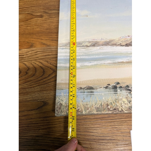 27 - Coastal scene canvas print