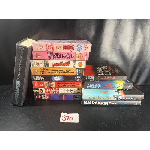 370 - Mixed Lot Of Books and VHS Tapes