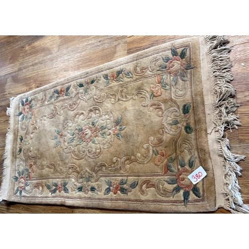 380 - Chinese style thick pile wool rug