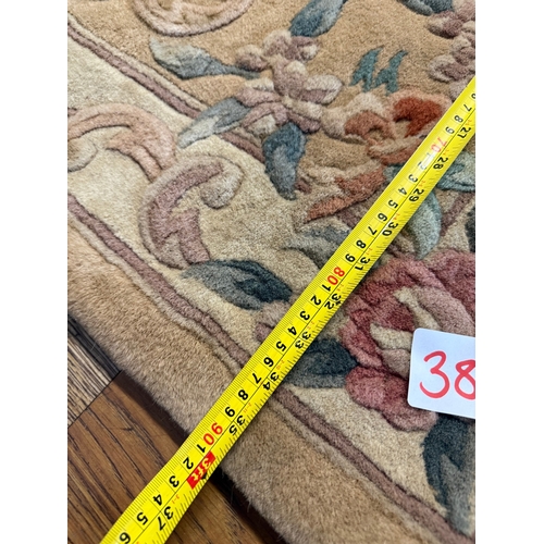 381 - Chinese style thick pile wool rug