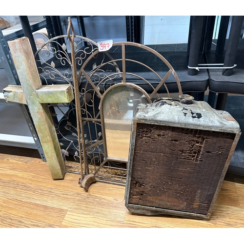 397 - Morris Minor Radiator with other Metalwork