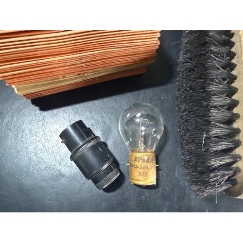 415 - Collection of WW2 Era Brushes and Household Items