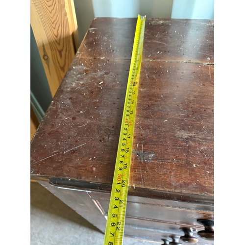 47 - Chest of drawers - 2 over 3 - needs TLC