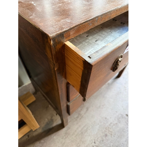 50 - Vintage three drawer chest on legs