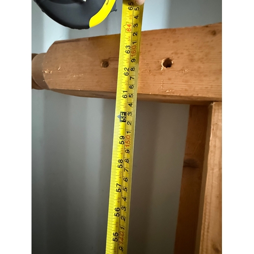 51 - 5ft pine bedframe  (no screws)