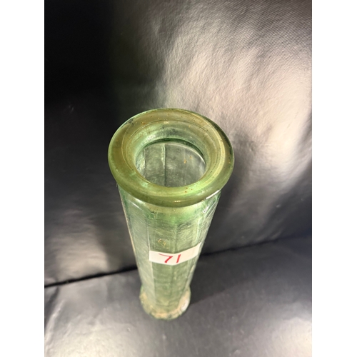 71 - Tall glass vase
