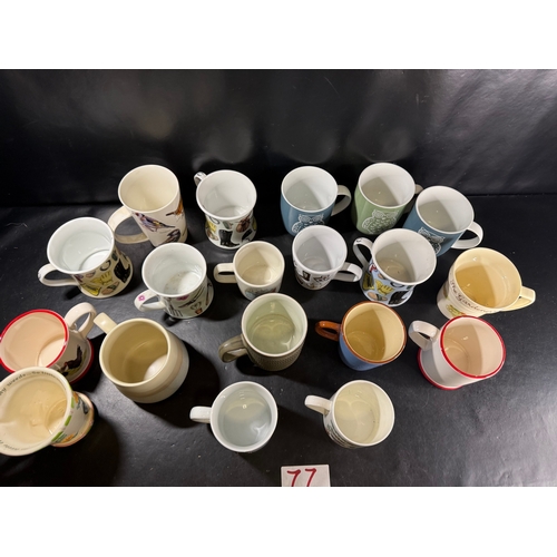 77 - Collection of assorted mugs