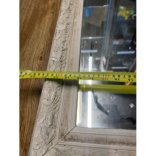 85 - Decorative framed wall mirror