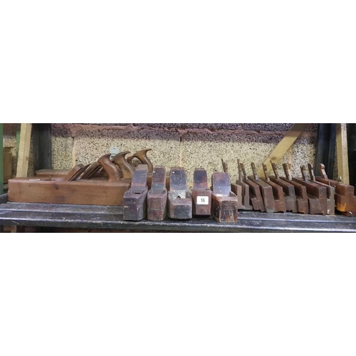 16 - QTY OF VINTAGE BLOCK PLANES & MORTISERS