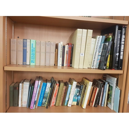 197 - 2 SHELVES OF HARDBACK BOOKS